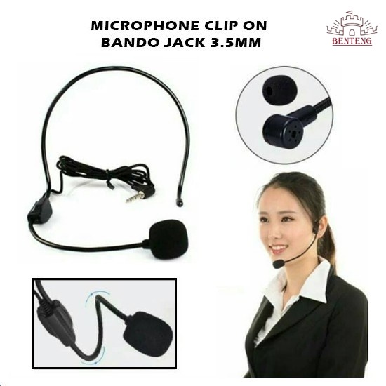 Mic/Mikrofon/Microphone Bando Clip On Youtuber Original V2-Mic Clip On V2