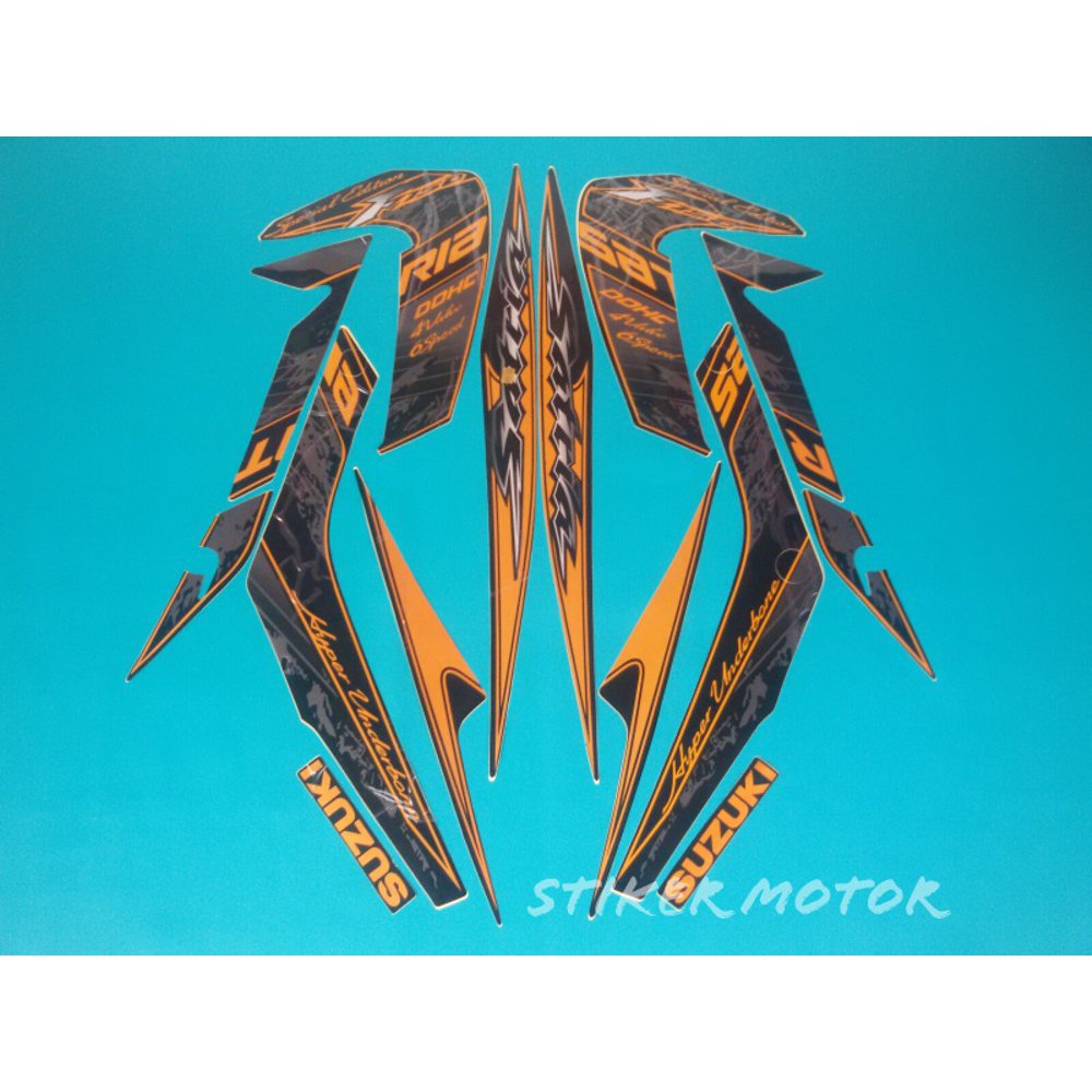Variasi striping motor satria fu 150 se 2012 gold