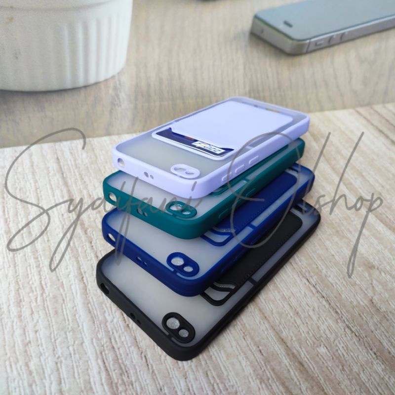 Card Case Xiaomi Redmi 5A / MCG3B / MCI3B Case Slot Kartu + Protection Camera