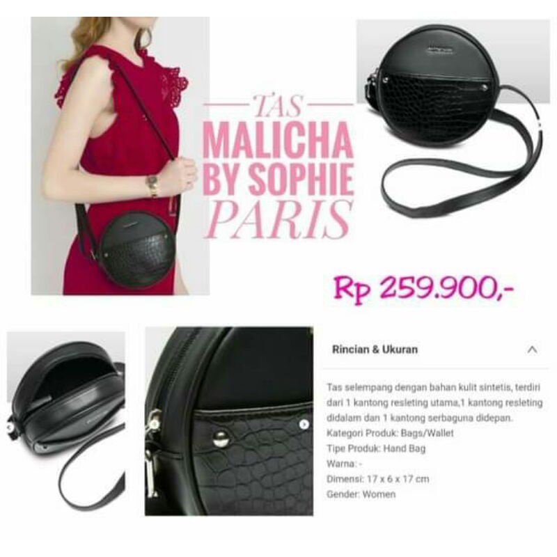 Tas Selempang Wanita Malicha Sophie Paris | Import