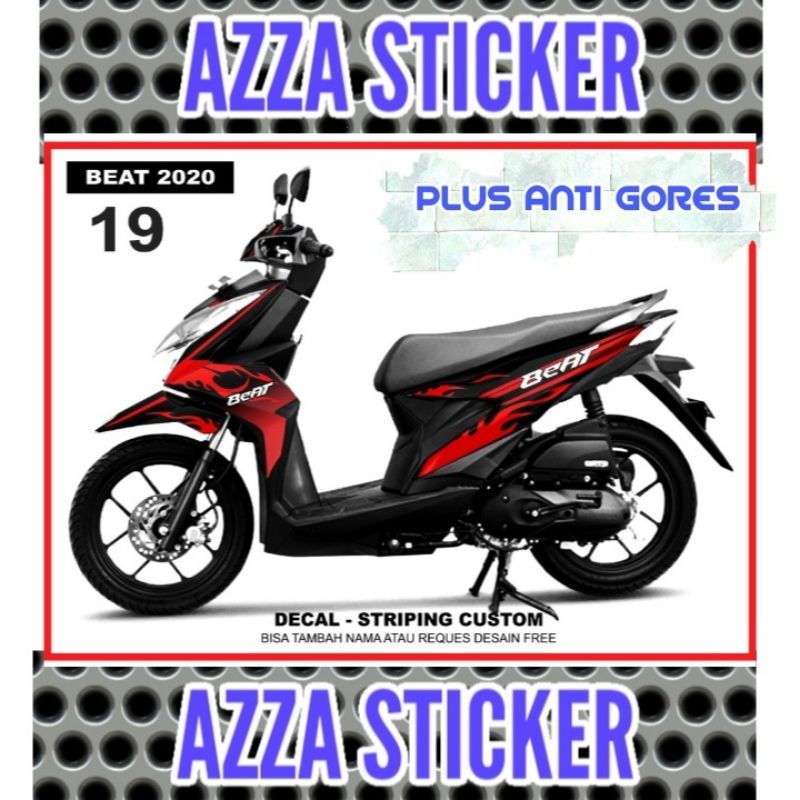 Stiker Dekal Beat 2020 Striping Motor Beat 2020 Full Sticker Decal Beat 2020 Stiker Beat 2020 Dekal 