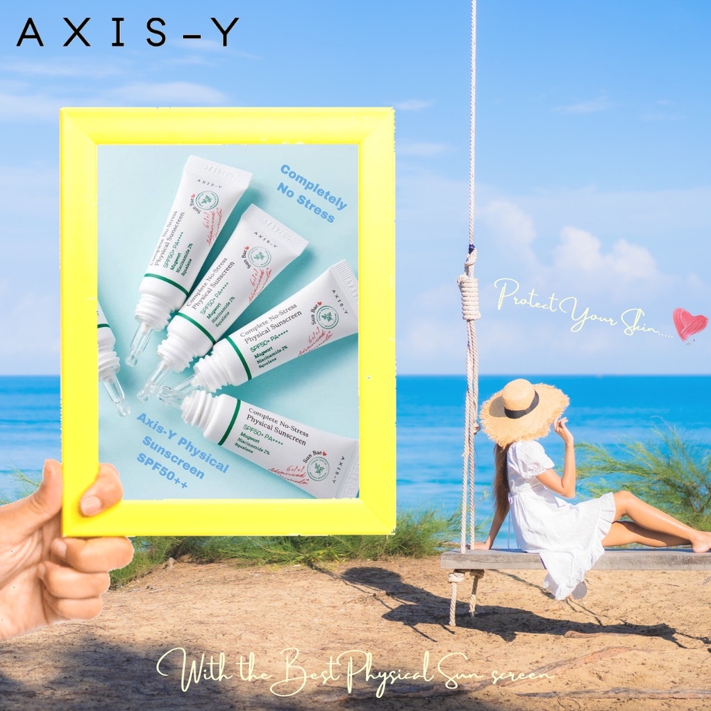 Axis---Y Complete No Stress Physical Sunscreen SPF50+ PA++++ 50ml