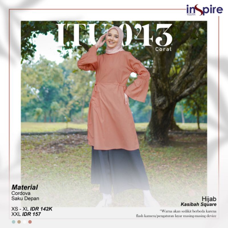 Atasan tunik inspire ITU 043 terbaru 2021