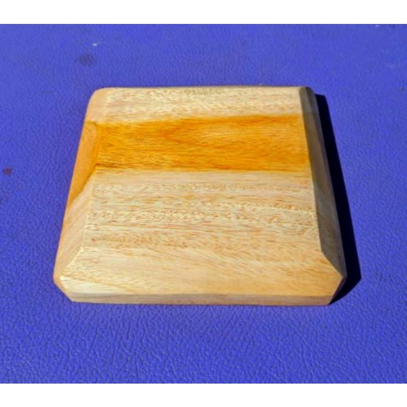 Asbak kotak kayu mahoni 12cm