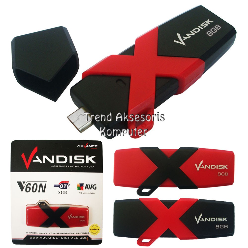 Trend-Vandisk Flash Disk V60N 8GB + USB OTG