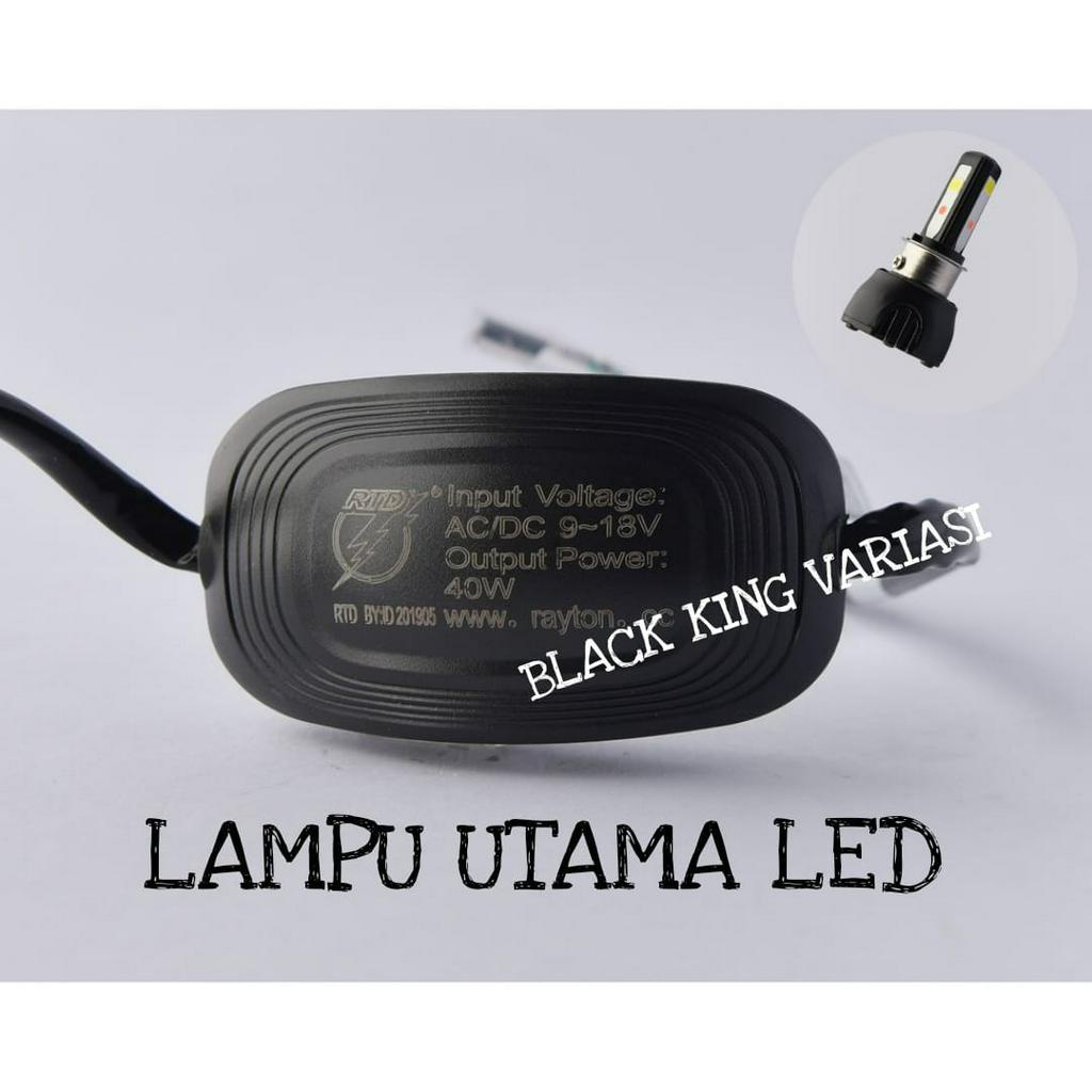 Lampu Led Motor 3 Sisi M02G RTD Lampu Utama H4 H6 Led 3 Mata Headlamp Lampu Utama Bohlam Motor RTD