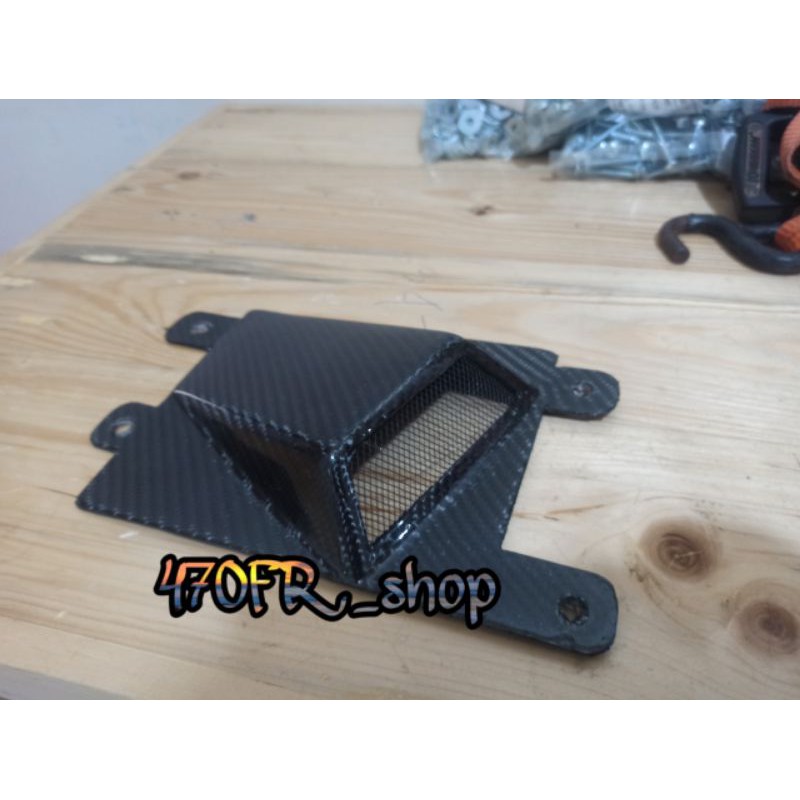 cover radiator yamaha XEON 125  karbon kevlar , cover radiator xeon  , xeon rc , xeon gt
