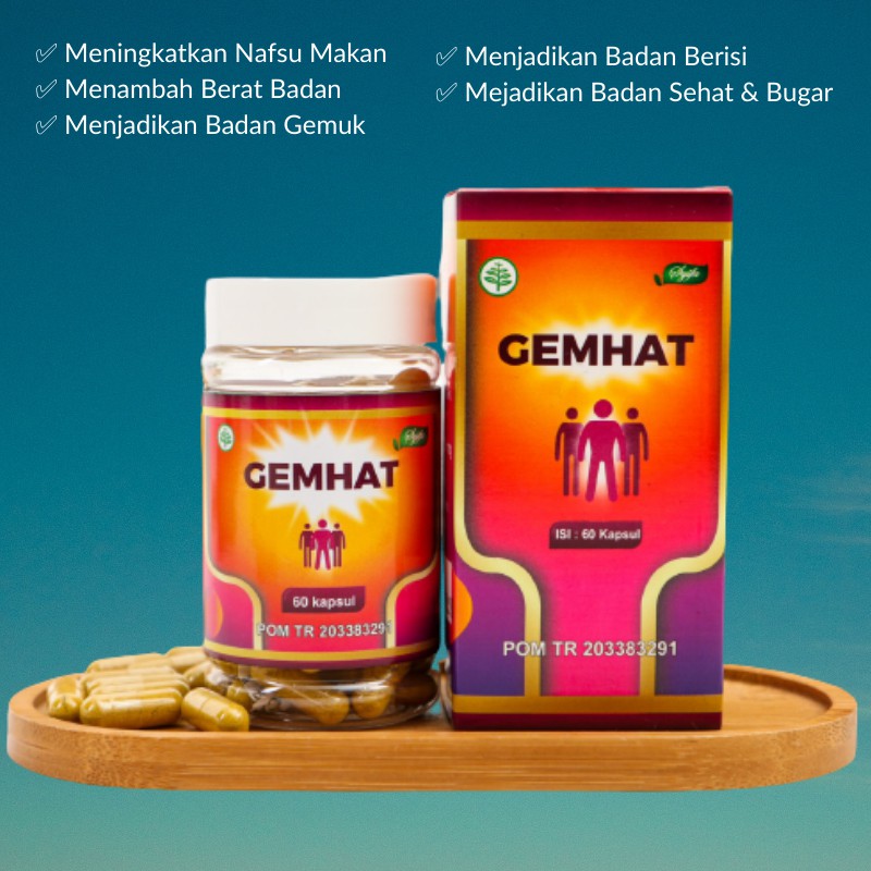 Obat Gemuk Badan, Penambah Berat Badan, Penggemuk, Penambah Nafsu Makan Herbal, Badan Beris - Gemhat