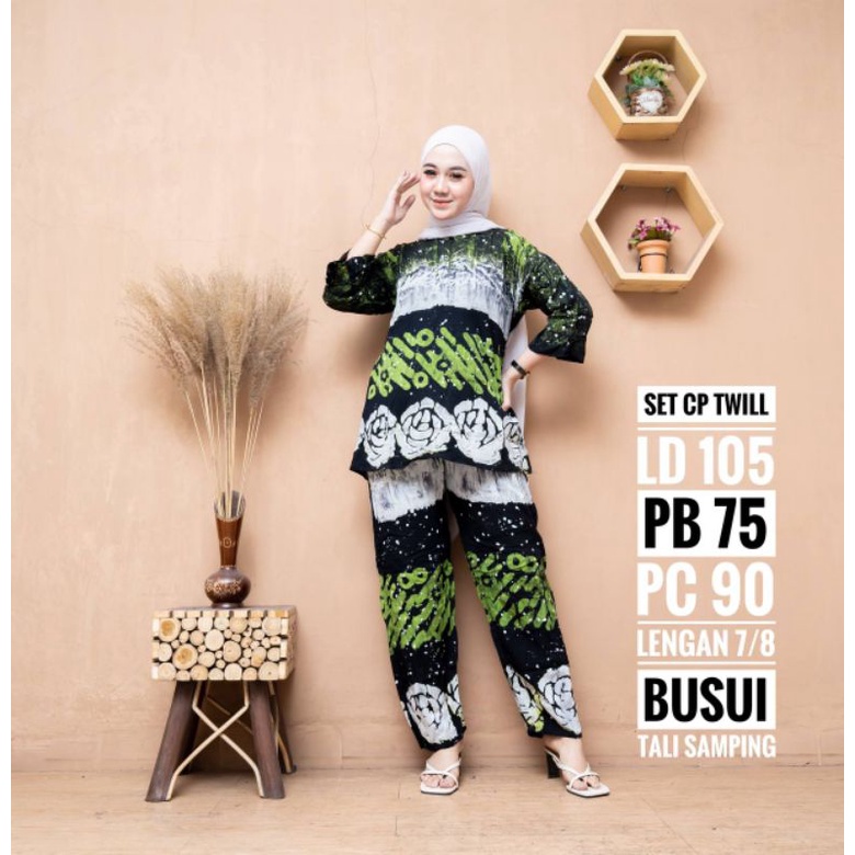 SETELAN CP TWILL STANDAR BATIK MURAH
