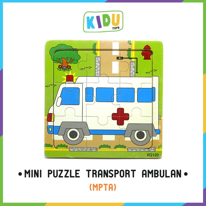 Mainan Anak Mini Puzzle Transport Kidu Toys