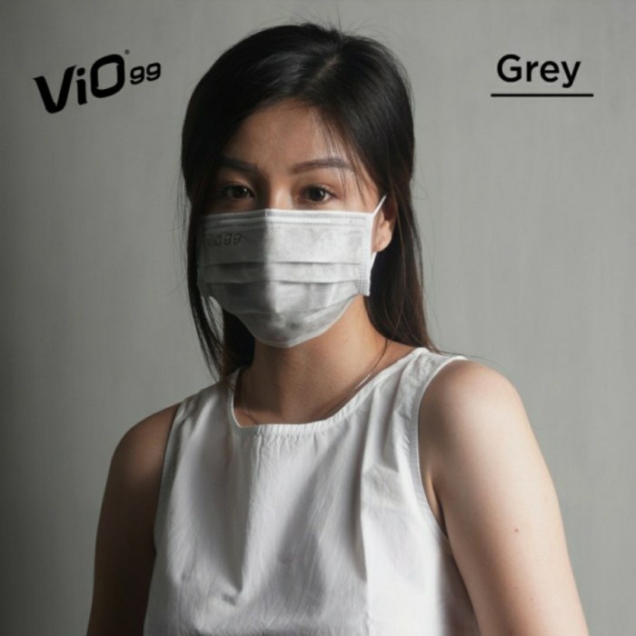 

VIO MASKER EARLOOP GREY 3PLY 50S BOX/MASKER VIO 3 PLY EARLOOP -GREY