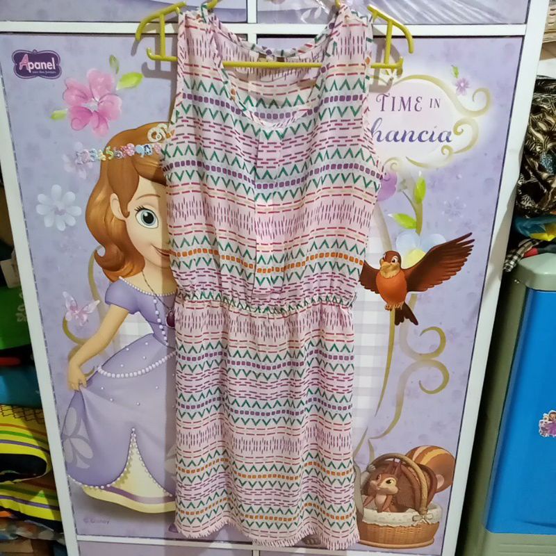 Preloved dress outer zig zag