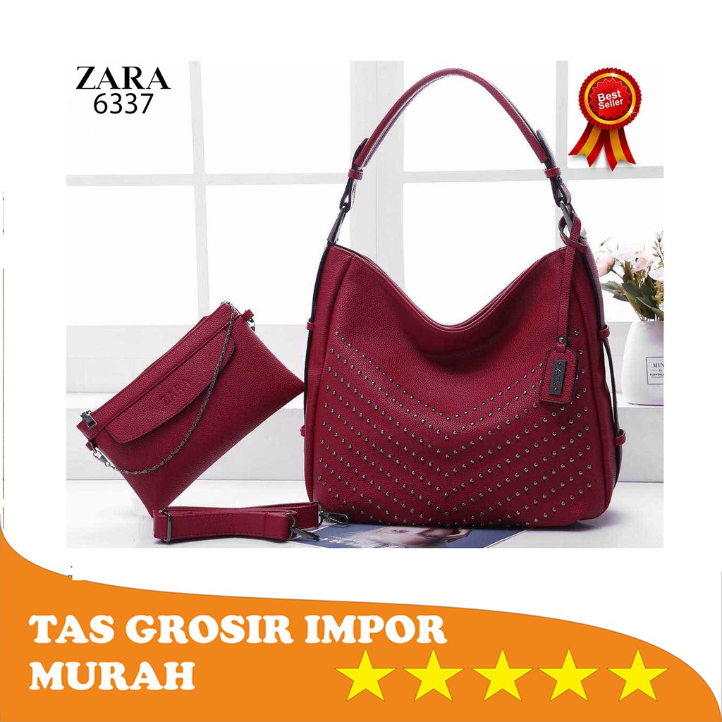 TAS  ZARA HOBO 6337 TAS IMPORT  TAS MURAH  TAS BARU TAS BATAM TAS WANITA