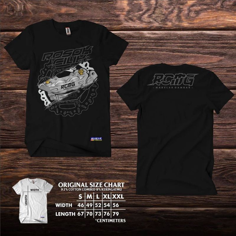 Kaos Rosok Cilik Original Gambar Kaliper