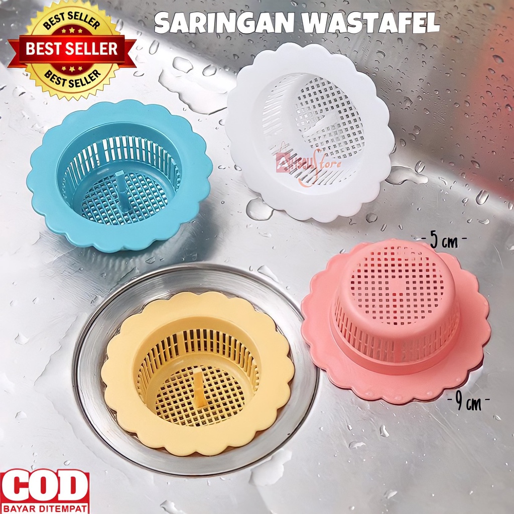 ( BISA COD ) PROMO SARINGAN WASTAFEL PLASTIK BENTUK BUNGA / SARINGAN WASTAFEL MODEL BUNGA LUCU DIAMETER 9 CM / SARINGAN AFUK BAK CUCI PIRING / SARINGAN SINK DAPUR