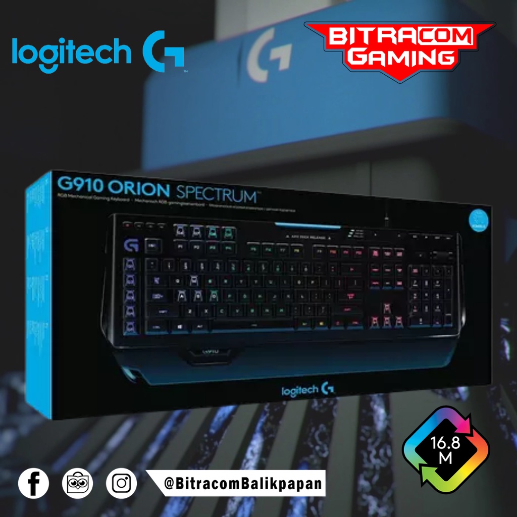 Logitech G910 Orion Keyboard Gaming Mechanical