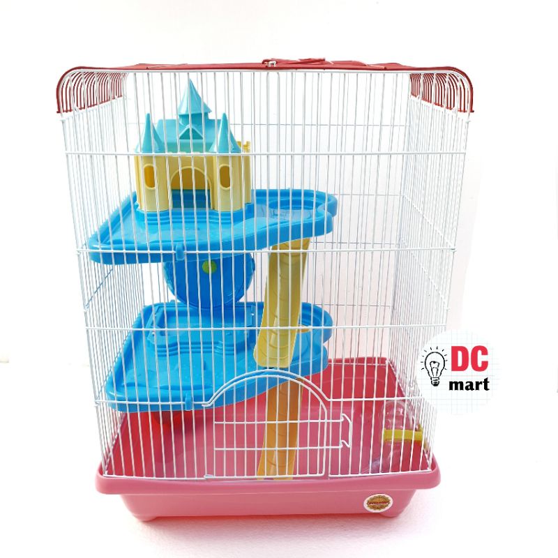 Kandang HAMSTER TIPE LARGE /HM-303/ Villa Rumah Hewan Hamster-1