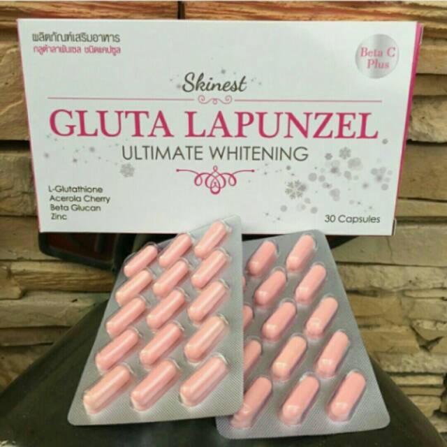 Gluta Lapunzel Suplemen Pemutih Kulit Original Thailand Shopee Indonesia