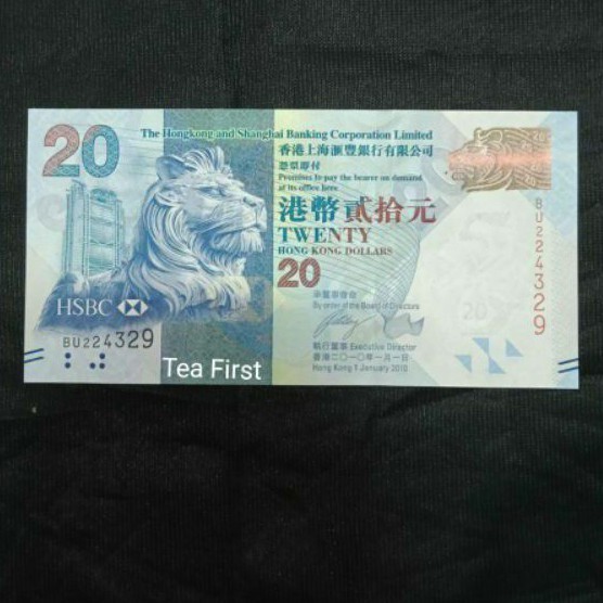 Uang kuno Hongkong 20 Dollar