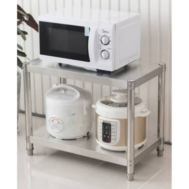 Rak / meja dapur stainless steel portable