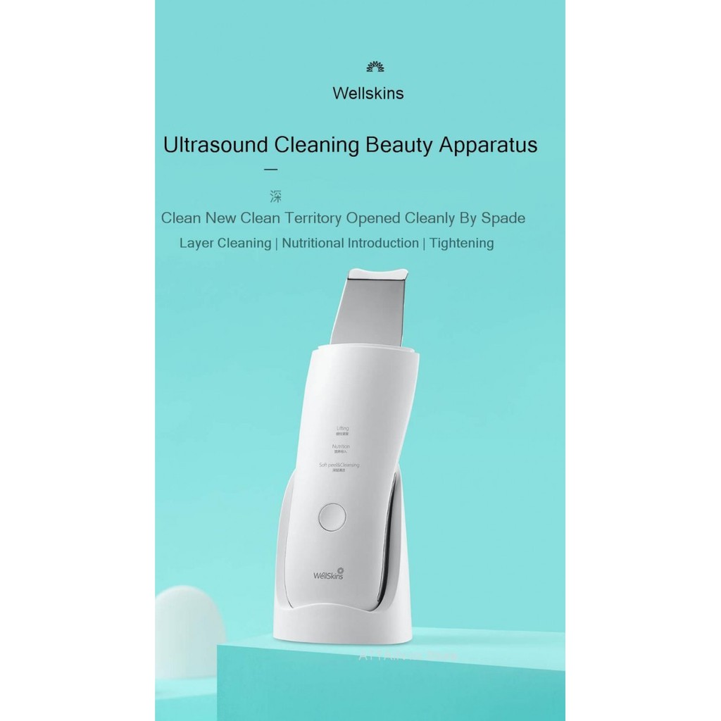 XIAOMI WELLSKINS Ultrasonic Facial Scrubber Deep Cleansing - WX-CJ101