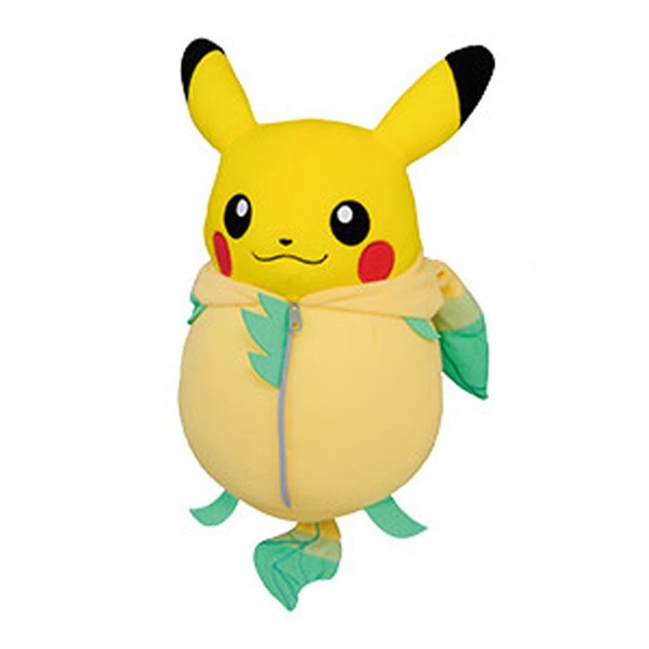 Toys Pokemon Pikachu Sleeping Bag Nebukuro Leafeon Yellow Green