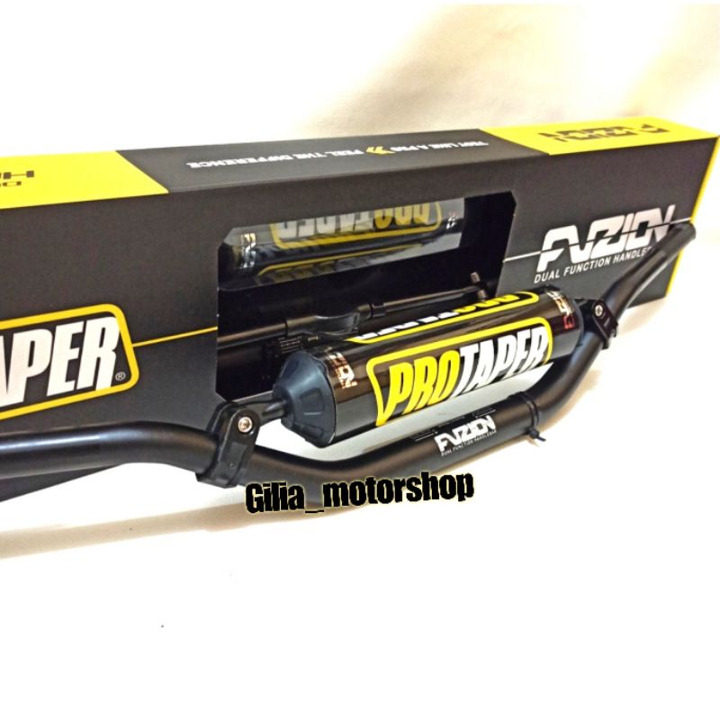 Paket Hemat Stang Fatbar Fuzion Import Taiwan Protaper Plus Raiser Stang  KLX Stang Fusion +Raiser