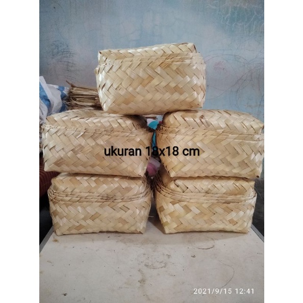 

[ Halodul ] BESEK BAMBU MURAH UKURAN 18x18 cm, BESEK CATERING