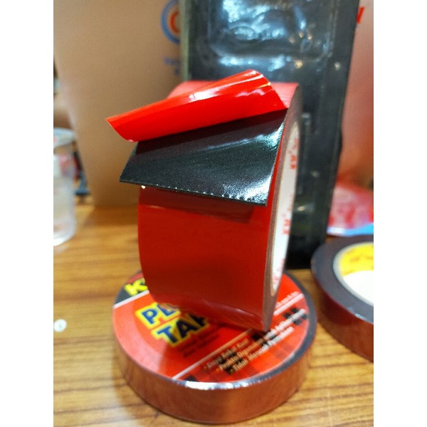 

Foam Tape Double Tape - Lem Perekat Selotip Lem Bulak-Balik 2 Sisi Pe Poam 5cm x 4 Meter