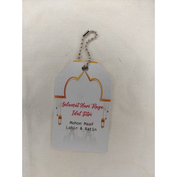 

Hang tag selamat hari raya idul Fitri