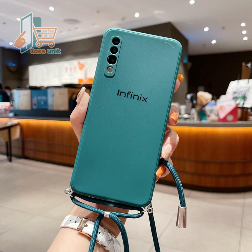 SOFTCASE SLINGCASE ORIGINAL SILIKON PELINDUNG KAMERA INFINIX SMART 4 5 NOTE 8 10 CS3914