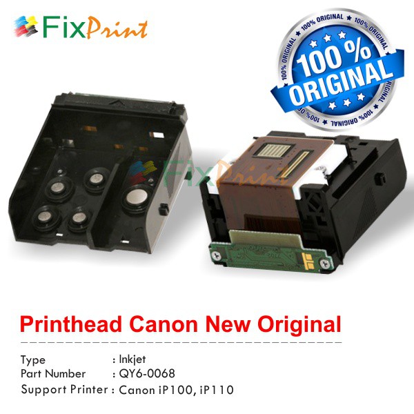 Print Head Printer Canon iP100 iP110 Original Printhead Print Head Canon QY6-0068