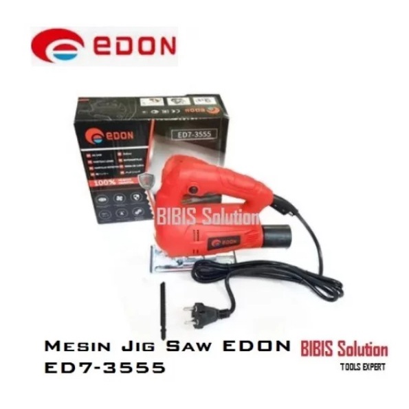 Mesin Jig Saw EDON ED7-3555 Gergaji Kayu Gergaji Triplek Mesin Gergaji Listrik Jigsaw