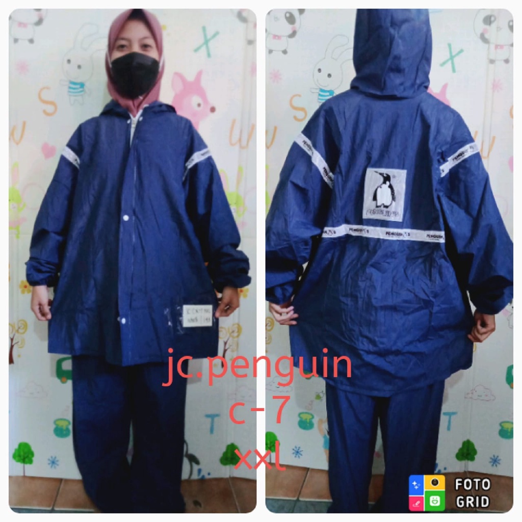 Jas Hujan Penguins CX-7 XXL
