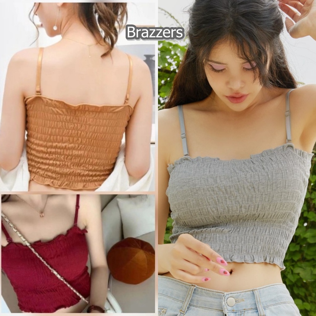 Tanktop Crop Bra Bh Tank Top Kemben Wanita Anak Remaja Perempuan Cewek Cewe Dewasa Import Korea Kore