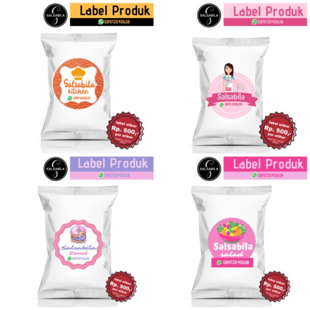 

[TERMURAH] Stiker Makanan , Label Merk , Stiker Toples