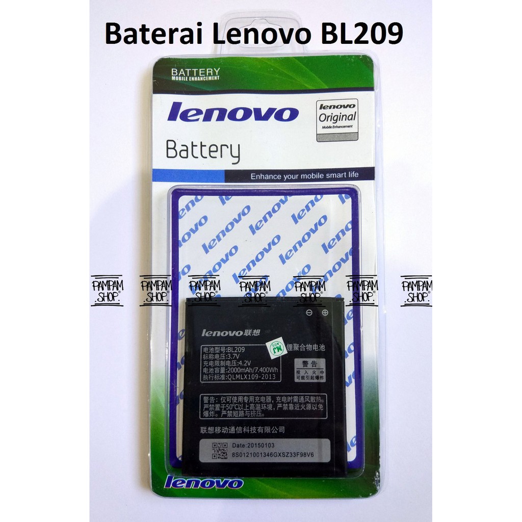 Baterai Handphone Lenovo BL209 A820E Original OEM | Batre, Batrai, Battery, BL 209, HP, A 820E, A 82