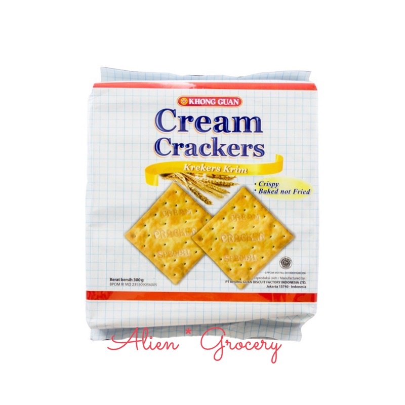 Khongguan Khong Guan Malkist Cream Crackers 300gr