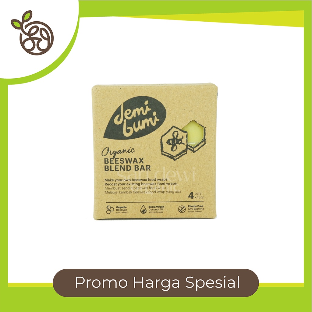 DEMIBUMI ORGANIC BEESWAX BLEND BAR 4 BARS