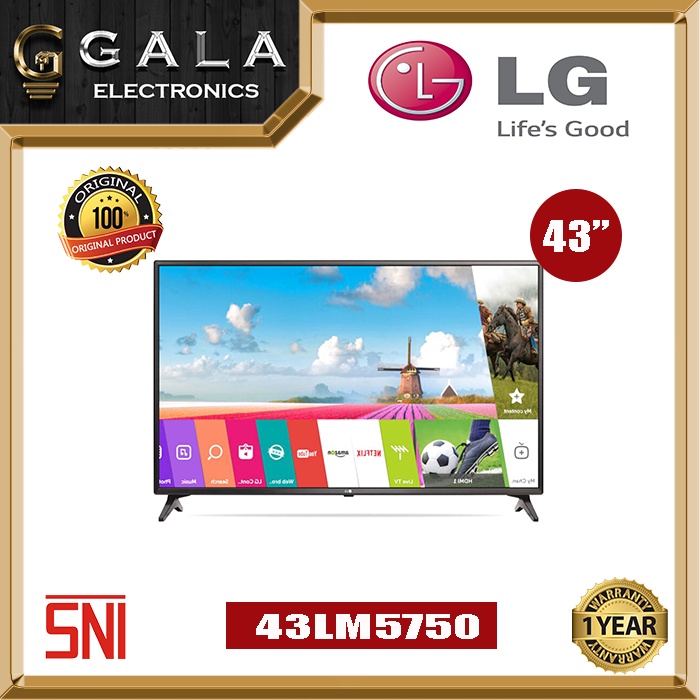 LED SMART TV LG 43 INCH 43LM5750