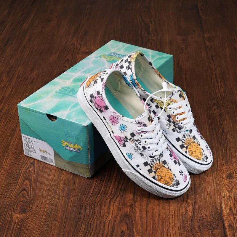 Vans Authentic x Spongebob White