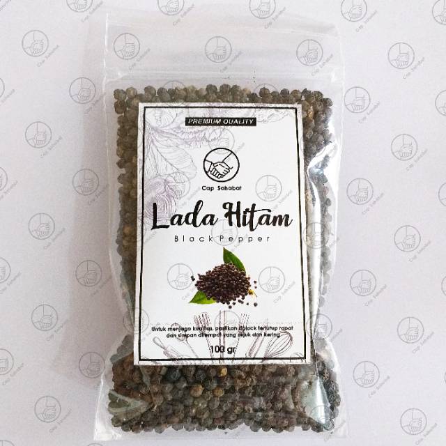 100gr Biji Lada Hitam Utuh / Whole Black Pepper / Rempah / JSR 100% PREMIUM QUALITY