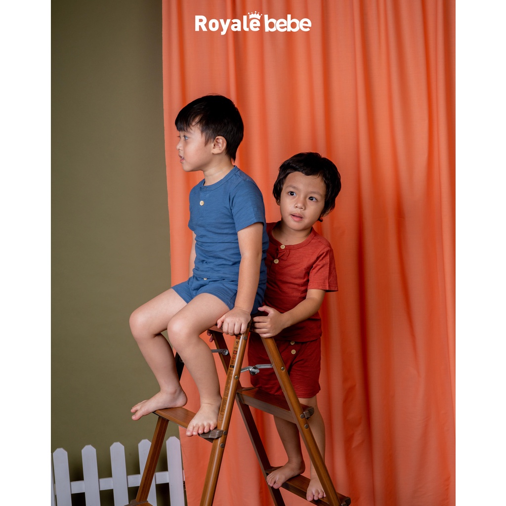 ROYALE BEBE WILLOW SET SETELAN BAJU PENDEK CELANA PENDEK SETELAN BAJU ANAK 1 - 3 TAHUN