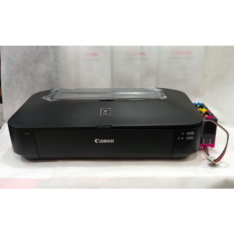 Printer Canon A3 IX6770+Infus Tabung Bening dengan Tinta Premium