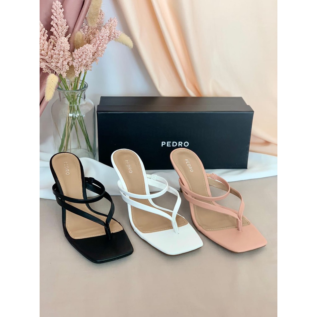 [7.7 Boombastis Sale⚡] - SANDAL WANITA PS081 STRAPPY HEEL SANDALS PREMIUM IMPORT