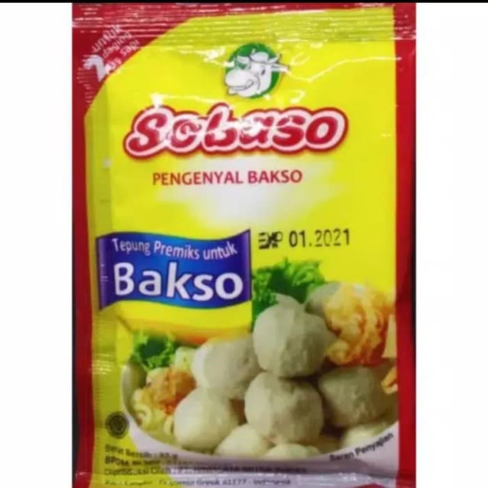 

SALE Pengenyal Bakso SOBASO Tepung Premiks Untuk Bakso 32 gram