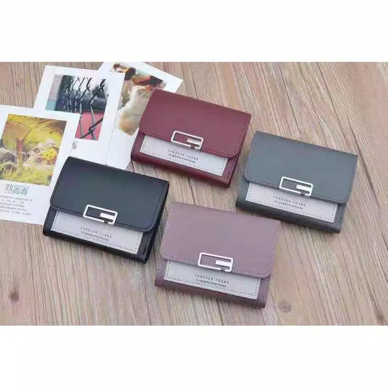 (COD) Dompet Lipat Wanita Women Wallet Dompet Fashion Korea MALL SHOPPING