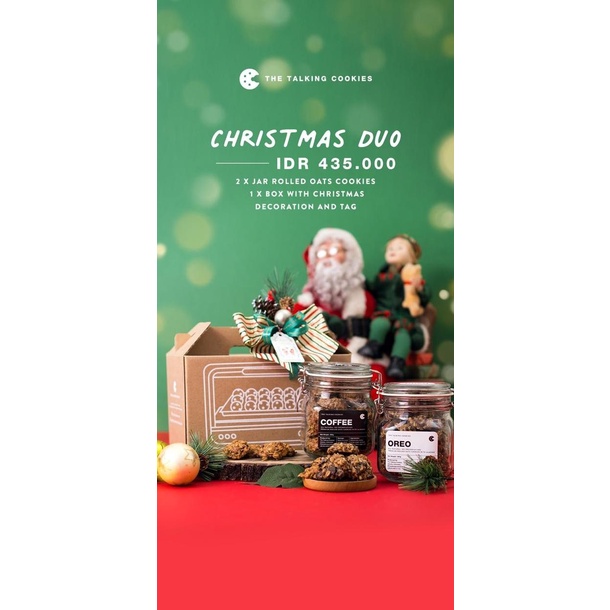 

PARCEL NATAL THE TALKING COOKIES CHRISTMAS DUO HAMPER SX542CX1S