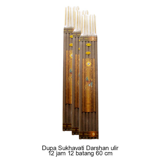 Dupa/hio wangi harum sukhavati darshan ulir 12 jam 12 batang 60cm
