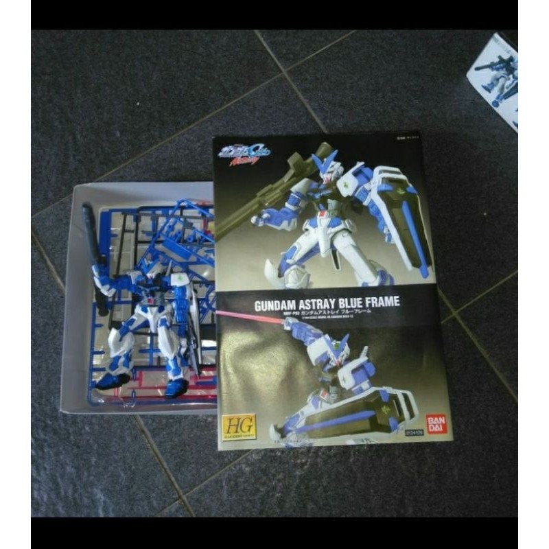 Gundam HG Astray Blue Frame 1/144 Bandai Second Sudah Rakit Mulus